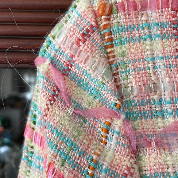 Rena Lange Woven Tweed Blazer - Picture 8 of 14